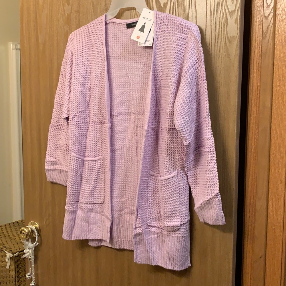 Zesica Lavender Cardigan